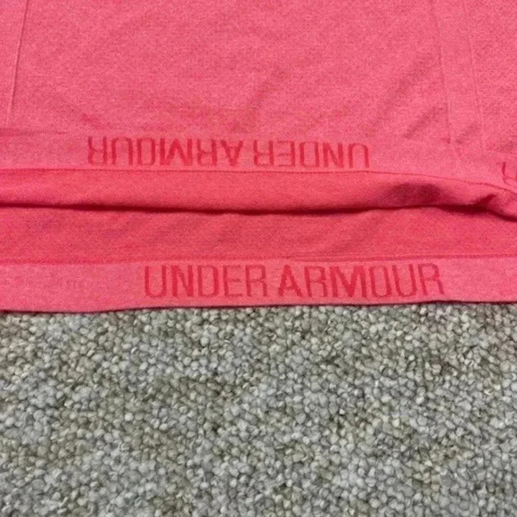 Under Armour HeatGear Seamless Racerback Tank Top PINK SMALL - Picture 5 of 5